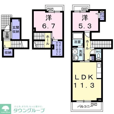 スターガーデン サウスの物件間取画像